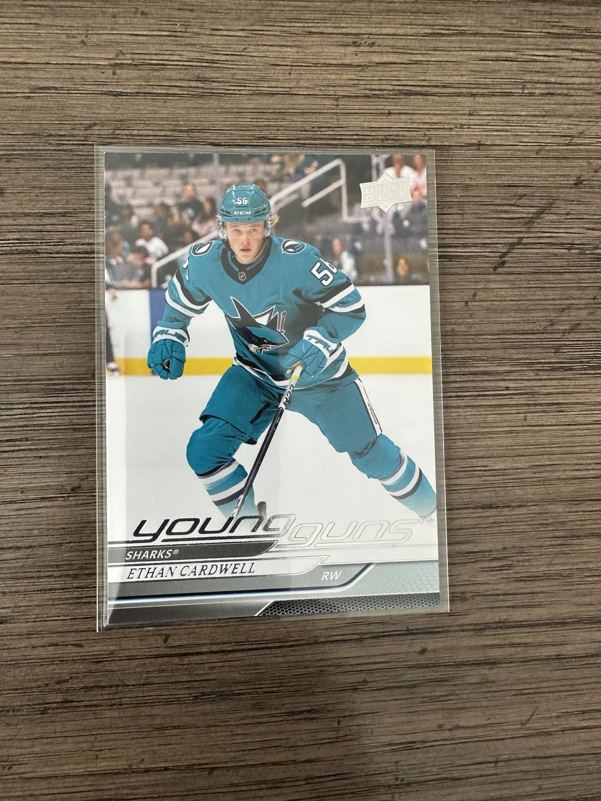 Upper Deck 2024-25 Series 2 Young Guns Ethan Cardwell #459 San Jose Sharks