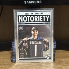 2025 Panini Mosaic - Colston Loveland (RC) Notoriety #24 Bears