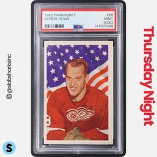 1963 PARKHURST #55 GORDIE HOWE PSA 9 (OC)