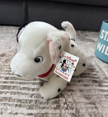VINTAGE 1989 DALMATION PLÜSCH WALT DISNEY PATCH PLÜSCH 12 ZOLL NEU MIT ETIKETT WEICH KUSCHELIG