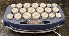 Vidal Sassoon Hairsetter Model VS372 Hot Rollers Curlers 3 Sizes 19 Clips Works