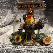 SET SHAKER SALE E PEPE GALLO POLLO FATTORIA PULCINI PICCANTI GIRARROSTO SPEZIE