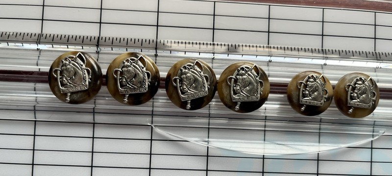 Ralph Lauren Replacement Blazer Tortious Shell Button (6)