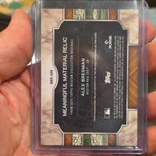 Topps 2025 Serial Numbered Meaningful Material Relic Alex Bregman Red Sox 34/99