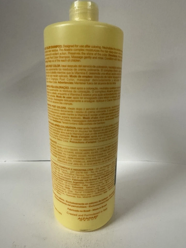 Alfaparf yellow post color shampoo 33.8 o - Image 3 of 4