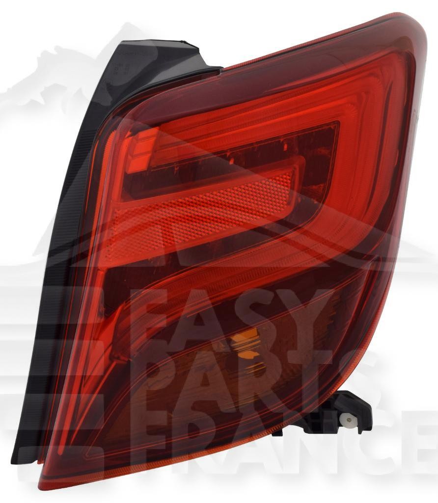 Feu arrière droit extérieur LED Toyota Yaris pour rénovation de carrosserie