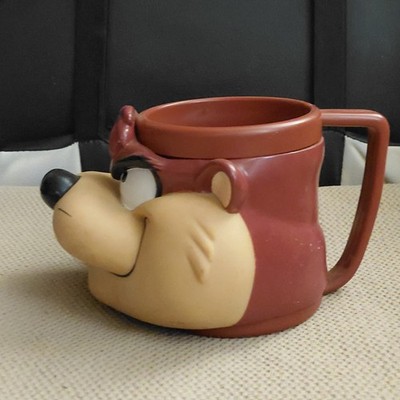 tazu品 Vintage Taz Tasmanian Devil Mug Plastic Coffee Cup Warner Bros