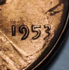 1953 P LINCOLN WHEAT PENNY UNC DOUBLED 3 ERROR #P2245