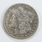 1891-CC Morgan Silver Dollar Carson City Mint $1 V/VF