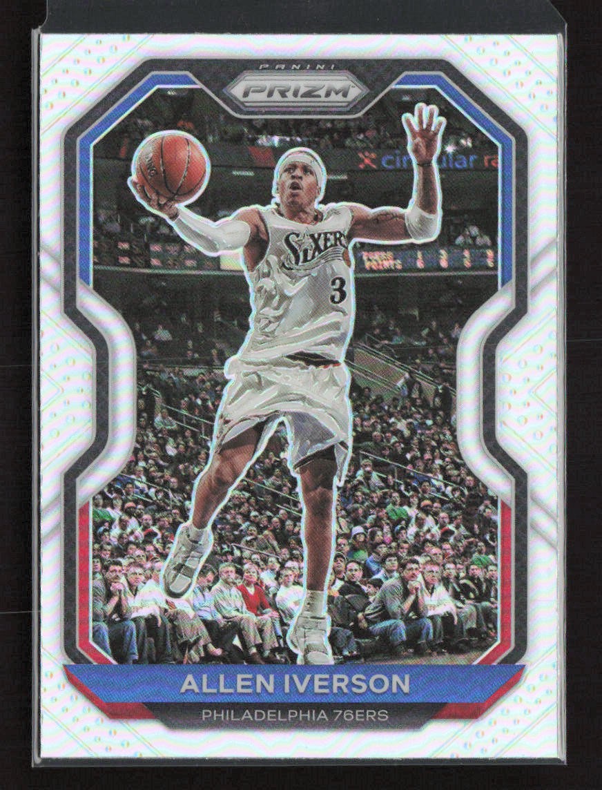 2020-21 Panini Prizm Silver Prizms #19 Allen Iverson Philadelphia 76ers