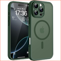 HandyhüLle FüR Iphone 16 Pro Magsafe StoßFest Kratzfest AlpengrüN SchutzhüLle