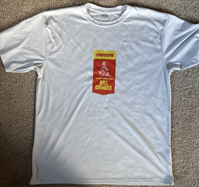 Dakar 2018 Bike Race Shirt Bill Conger 105 Men s XL Shirt
