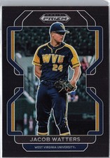 2022 Panini Prizm Draft Picks #PDP124 Jacob Watters Black
