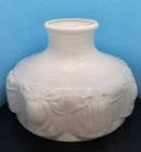 VTG Aladdin 201-6 Bullseye Ribbon Opal White Milk Glass Kerosene Lamp Shade