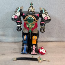Mighty Morphin Power Rangers Deluxe Thunder Megazord 1994 con controlador y espada