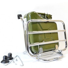 Portapacchi Anteriore Con Porta Tanica Benzina Piaggio Vespa 125 150 200 PX PE