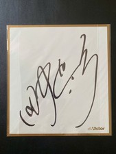 AUTHENTIC Mayumi Tanaka Hand-Signed Shikishi LUFFY Voice Actor One Piece VICTOR