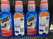 4 New Shout Advanced Set-In Stain Scrubber Stain Remover Ultra Concentrated Gel