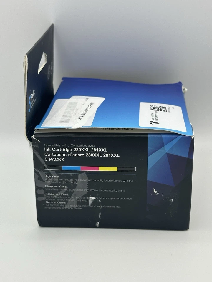 E-ZInk High Yield 5 Color Value Pack Printer Ink for Canon PGI-280XXL CLI-281XXL - Image 4 of 4