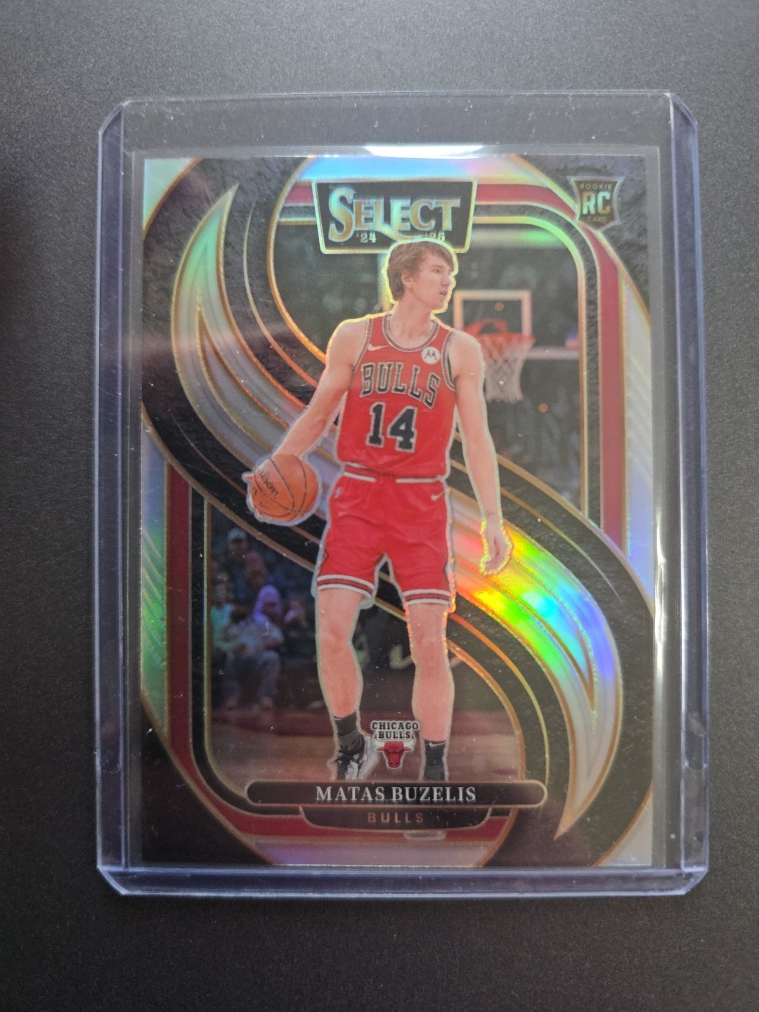 2024-25 Panini Select - Premier Level Matas Buzelis #166 Silver Prizm (RC)