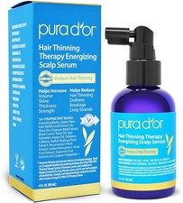 PURA D'OR Dor Hair Thinning Therapy Scalp Serum Energizing Revitalizer Treatment