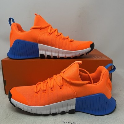Nike Free Metcon 6 Orange Blue White Gym Training Mens 8 No Lid