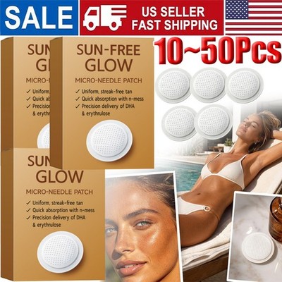 10~50Pcs Sun Free Glow Patches, Advanced Tanning Patches for Women and Men