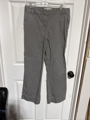 Jk Crew Women s Grey Chino s Six Regular Favourite Fit