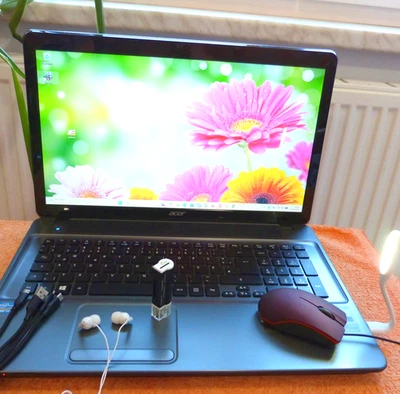 Acer E5 771 POWER 17 Zoll CineCrystal HDPLUS l SSD Windows 11 l 12GB RAM NEU - Bild 1 von 4