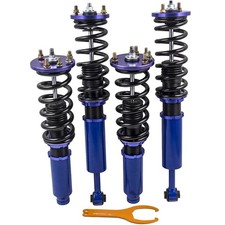 4pcs Adjustable Coilover Suspension Spring Struts For Honda Accord 1998-2002