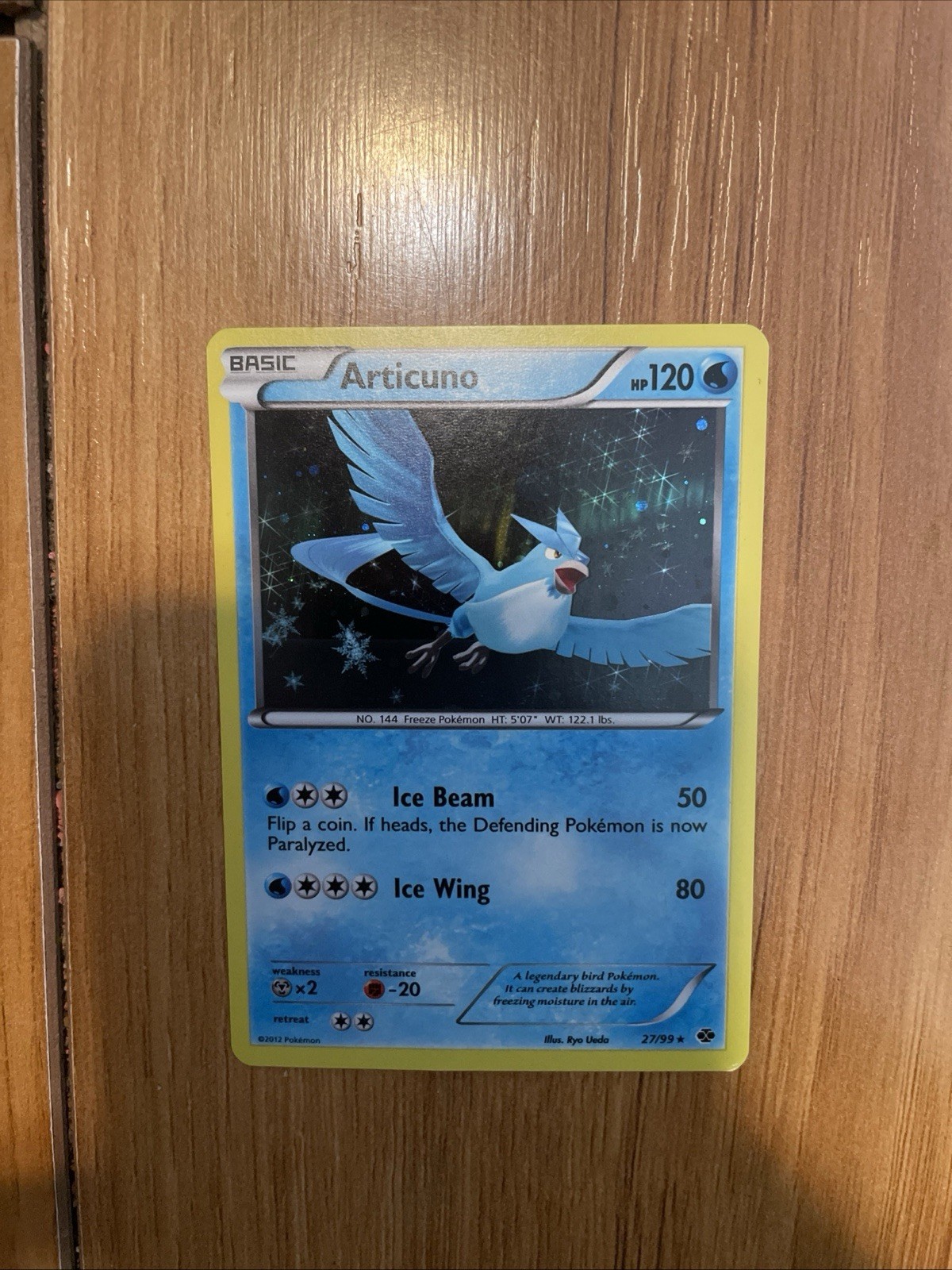 Pokémon Articuno 27/99 Next Destinies Holo Rare 120HP Basic English