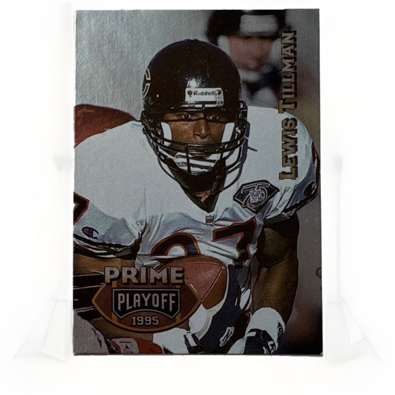 Playoff Prime Football Card Lewis Tillman Chicago Bears 1995 #77