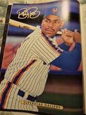 Foto color Bobby Bonilla New York Mets 8 por 11 pulgadas 1992 Beckett