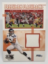 Russell Wilson 2020 Panini Score Freshman Flashbacks Relic Jersey  #FF-RW MINT