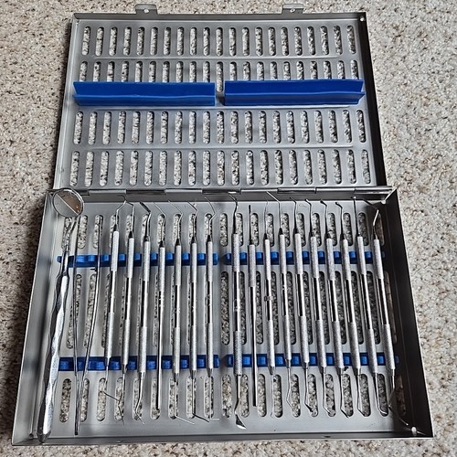 Hu Friedy Dental Casette & Instruments All Friedy With Huber Mirror