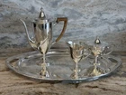Tiffany & Co Sterling Silver 1912 Tea Set Rutgers College 150th Anniversary