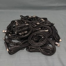 40x BUNDLE 1m FLAT USB A To MICRO B TYPE 24AWG FAST CHARGE Phone/Tablet Cable