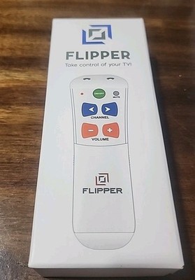 One Flipper fla22v1 Big Button Universal Remote for 2 Devices