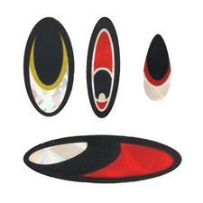 Simulated fisheye 3D Fishing Eyes Back Glue Outdoor Realistic Hot sale