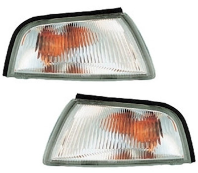 Frontblinker Set für Mitsubishi Lancer VI 1995 - 1997 Blinker weiß Silber