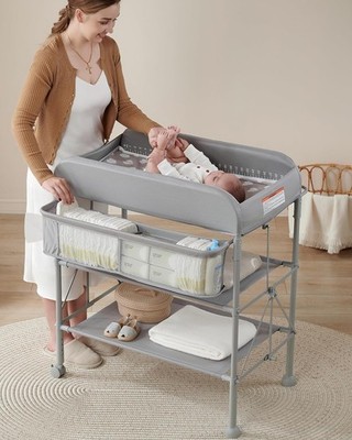 Diaper Changing Station, Portable Changing Table for Baby, Waterproof, Foldin...