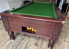 7 Ft pool table  Slate Bed New Cloth - Collect  or ask about Free delivery