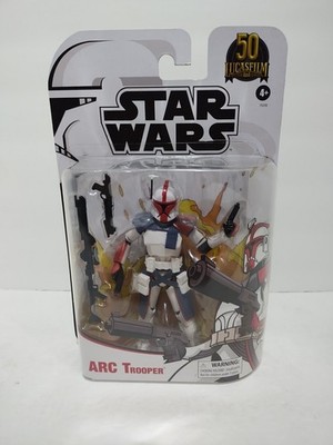 Star Wars Animated Clone Wars Red Phase 1 Arc Trooper 6'' Figure Exclusive 