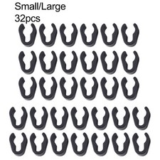 Multiple Sizes for Easy Attachment Microphone for stand Cable Clips 32 PCS