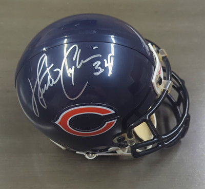 Walter Payton Signed Chicago Bears Mini Helmet #34 Football Original w/ COA