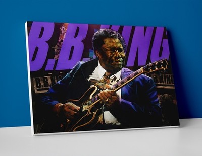 BB King Painting Poster or Canvas - BB King Wall Art