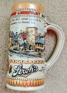 Vintage Stroh’s "Heritage Series II" Exclusive Collector’s Stein