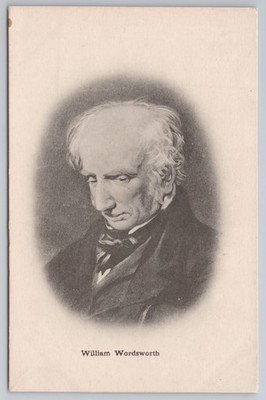 c1910s Portrait of English Poet William Wordsworth, The Lake District Literature