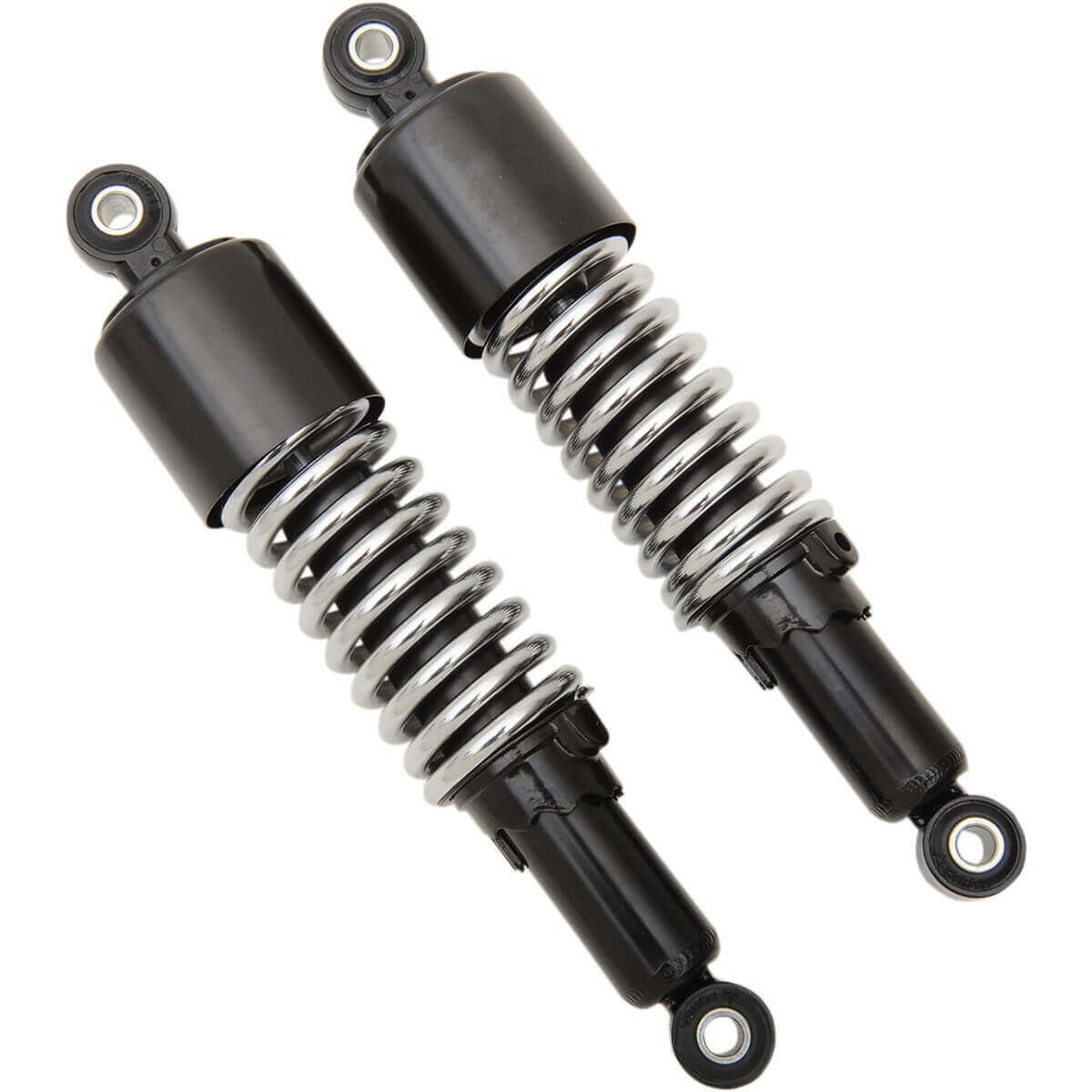 Amortisseurs moto 290 mm pour supprimer les vibrations, suspension oeillets noir chrome stable