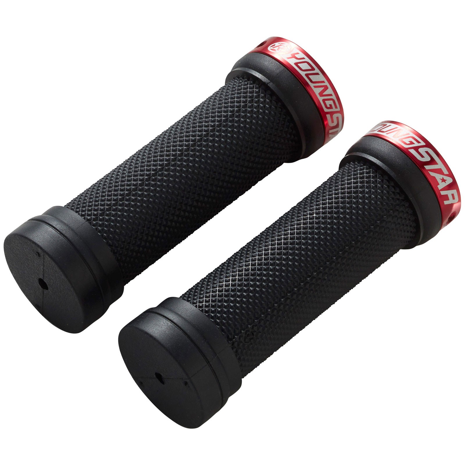 Reverse Youngstar 28mm Single Lock-On BMX Junior Bike Bar Grips BlackRed 5990₽